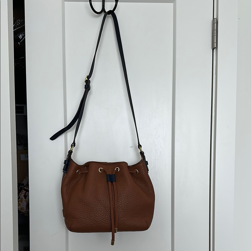 Coach Brown and Black Crossbody Bags with Leather Finish